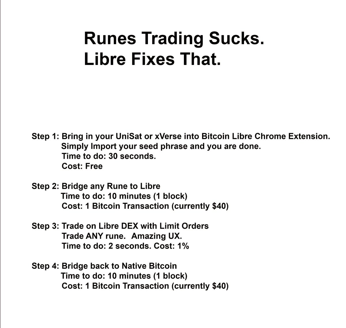 Runes trading sucks. Libre fixes that.