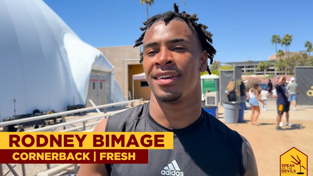 ASU CB @BimageJr discusses adjusting to college ball, his strong spring performance, the Texas to Tempe movement, and more. WATCH: youtu.be/Uphe8mD1UB4