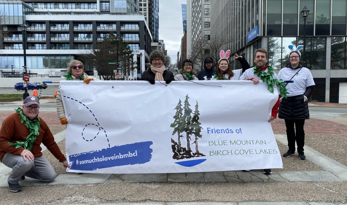 Great parade today with @EcologyAction and so many other 🌎 friends including @Braedon_Clark 😊 A little chilly but so much fun. Thanks!!