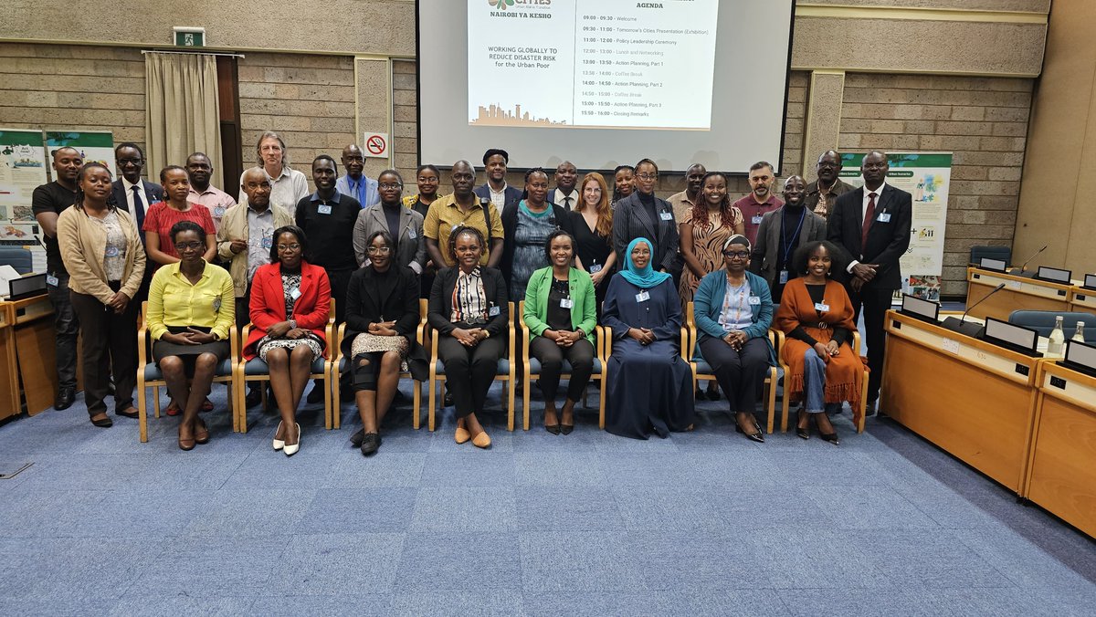 The @arin_africa, the Nairobi risk hub of #TomorrowsCities holds an #ActionPlanning workshop with UN-Habitat & other partners! Discussions delved into future-proofing & integrated planning for #resilient African cities. #UrbanPlanning #SustainableCities