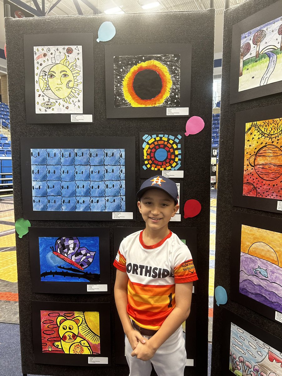 NISDEllison's tweet photo. NISD Fine Arts Fest was a blast! Thank you to all the Ellison Families who came out, we appreciate your support. #BusyBees #TogetherWeSwarm #BeeCreative @NISD_FineArts https://t.co/DPLMg9PLlX