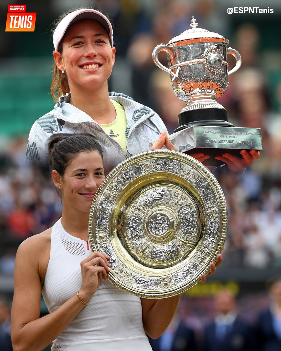 ESPNtenis's tweet photo. "Todos soñamos con ganar Grand Slams. He conseguido muchos sueños, he hecho mi historia y creo que es fantástica" ❤️

🏆 Roland Garros 2016
🏆 Wimbledon 2017

🇪🇸 Garbiñe Muguruza, a los 30 años, le puso punto final a su carrera. https://t.co/83XIycIsu5