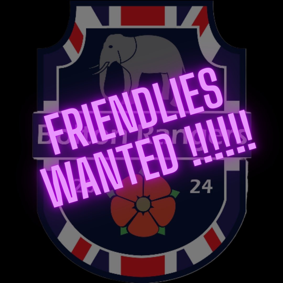 !!!!!❌Friendlies Wanted❌!!!!! Looking for a friendly this mid week any day and Sat 27th please contact to arrange a friendly @LancsFriendlies @nwcfl @BOLTONFMSPORT @abram_AbramFC @ABFC2022