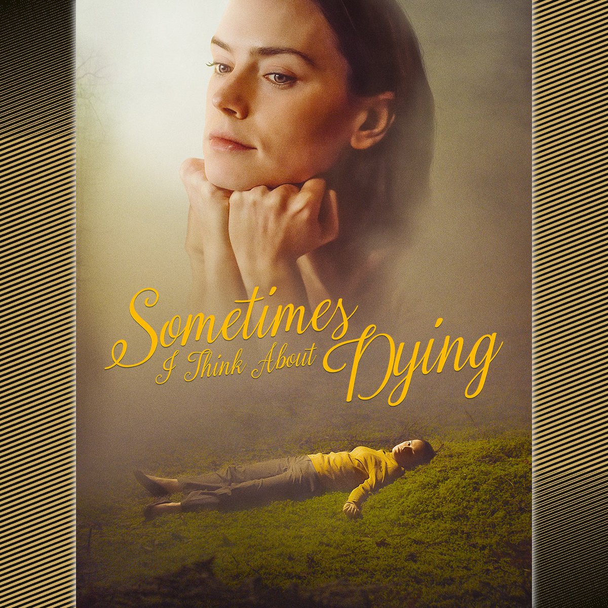 Sometimes I Think About Dying UK promo poster #DaisyRidley #Sometimesithinkaboutdying