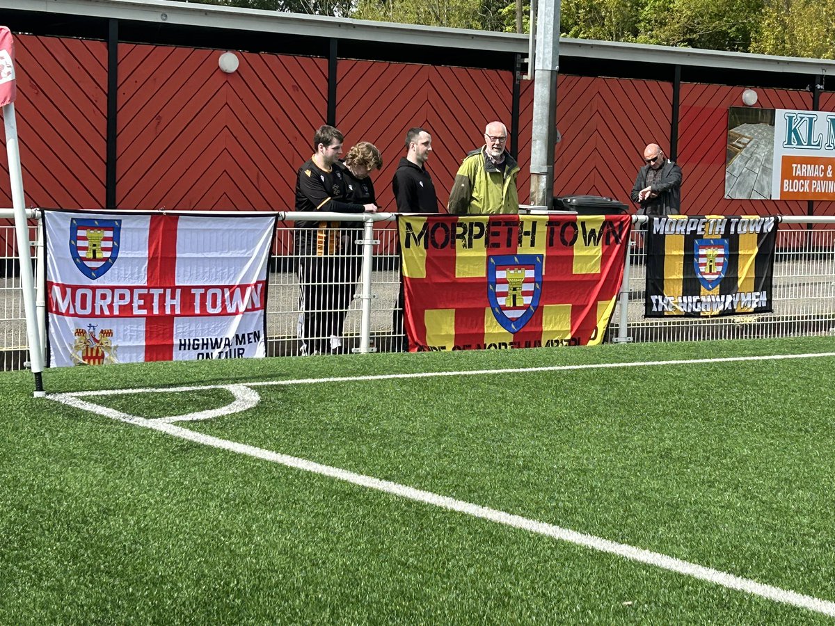 Final away day this season with @MorpethTownAFC, not the result but can't fault the boys.
21/22 away days attended (22/23 if you include the postponed Radcliffe game), God knows how many miles covered. Do it all again next season? 100% #upthepeth #highwaymenontour