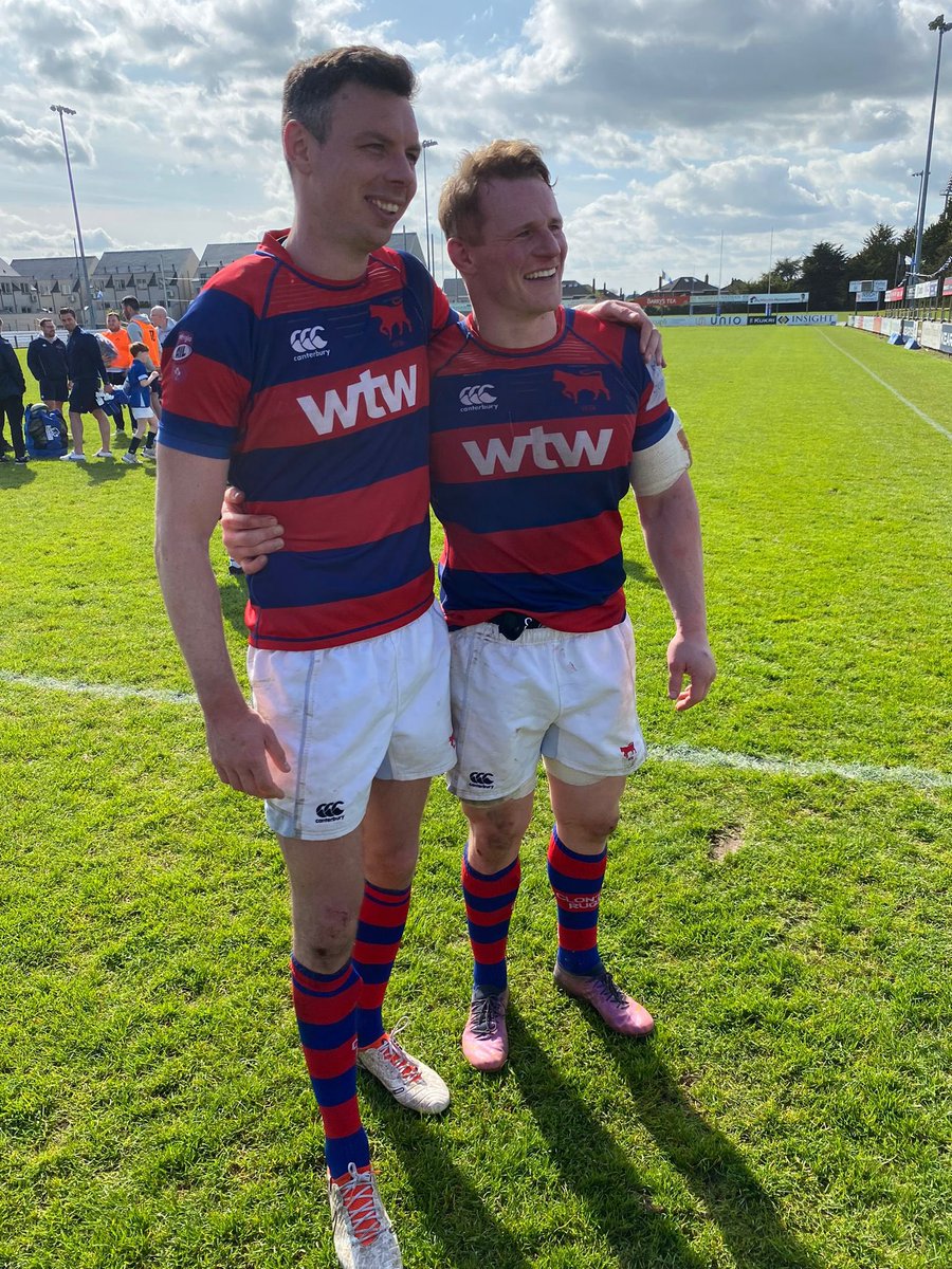 It wasn’t our day today for @ClontarfRugby . Two of our greatest legends Mattie and Tony left it all on the pitch though. #onemoreyear