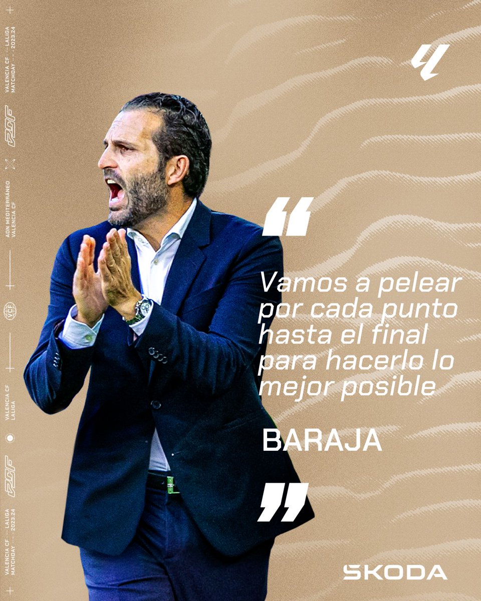 valenciacf's tweet photo. 💬 @RubenBaraja: "Vamos a pelear por cada punto hasta el final para hacerlo lo mejor posible"

🔗 https://t.co/g3gfM6RjGt

#ValenciaRealBetis 🦇🟢⚪
#ADNVCF https://t.co/1XOP0eq9Hq