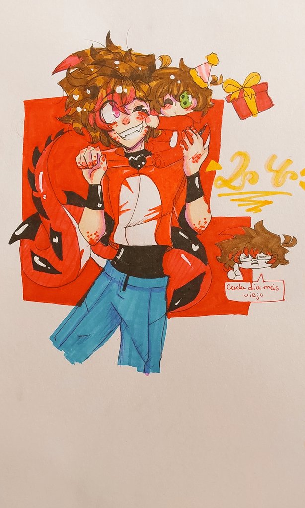 abril77uwu's tweet photo. ♡♡•Feliz cumple•♡♡🥹🥹 perdon por la demora😮💨😮💨
Y que cumpla mas años💞💞
#MiniRaptor #MiniRaptor #CoMPaS @Raptorgamer_ https://t.co/ftYfolOfkA