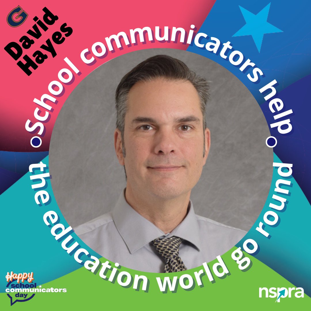 📣📣 HAPPY SCHOOL COMMUNICATORS DAY to David Hayes, @chappaqua_csd's Public Information Officer! 
@NSPRA celebrates #SchoolCommunicatorsDay today (5/10) in recognition of the incredibly valuable work of school public relations professionals!  Thank you, Mr. Hayes!
#WeAreChappaqua