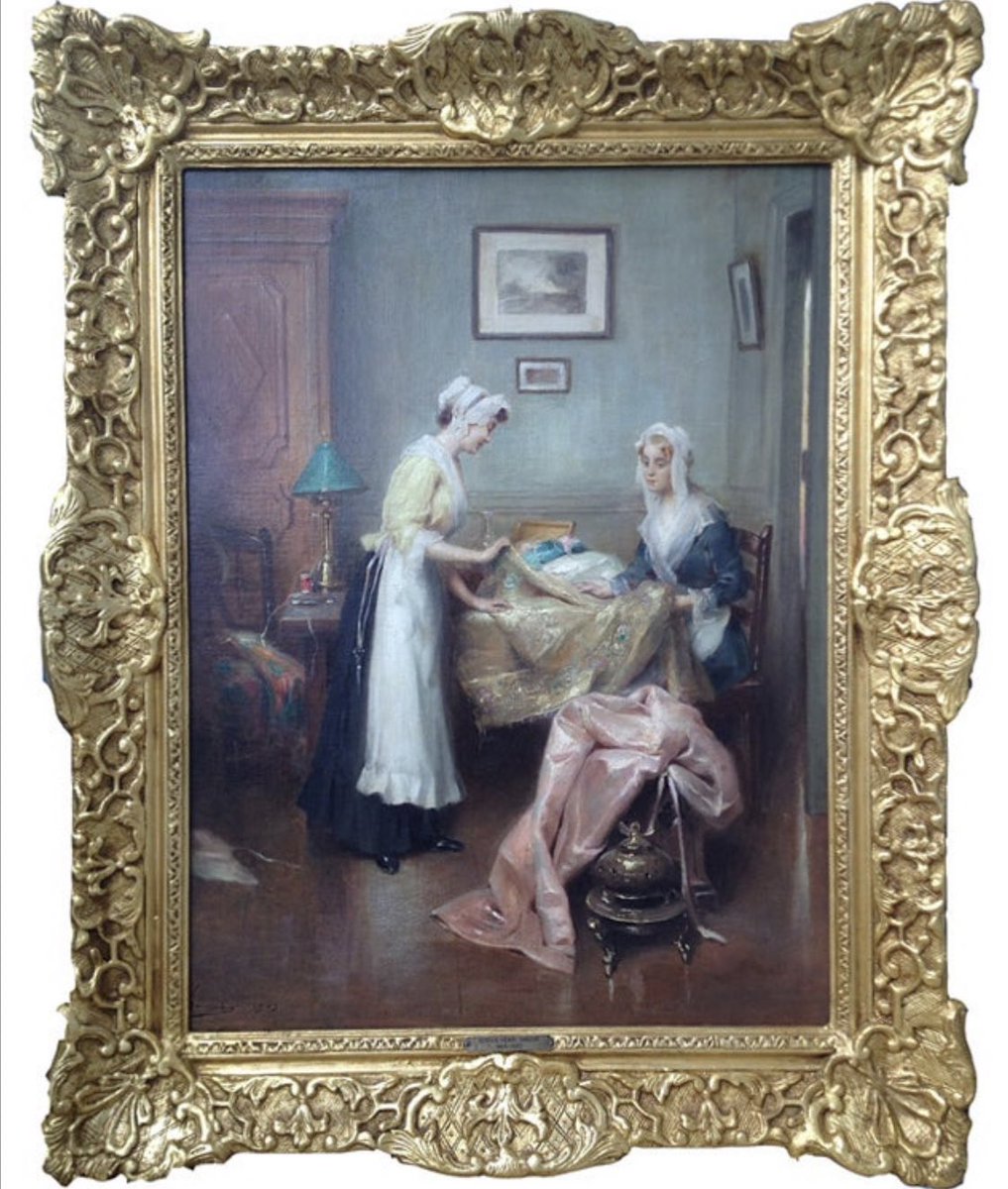 Luncheon on the Grass and The Seamstress by Adrien-Henri Tanoux