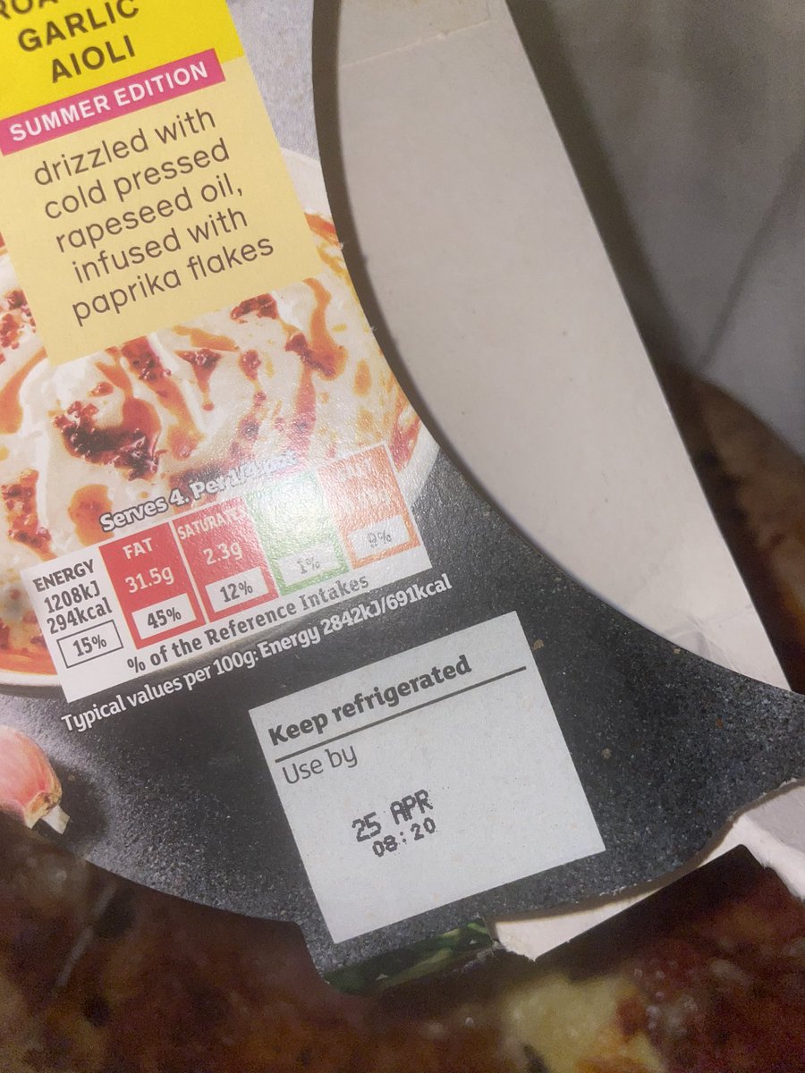 beth_amyxx's tweet photo. @sainsburys just gone to use this dip and it’s got Green specs of mould all over it 🤢 https://t.co/iQv9sFhU2A