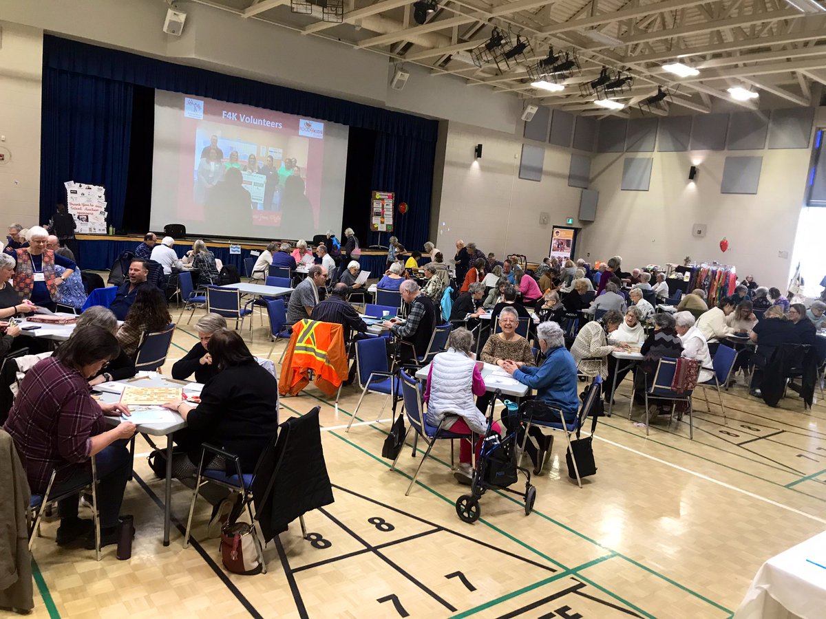 It was a wonderful afternoon of Scrabble at the Seniors Centre raising funds for @Food4kidsGuelph and Grandmothers to Grandmothers. Thanks to all the organizers and sponsors!