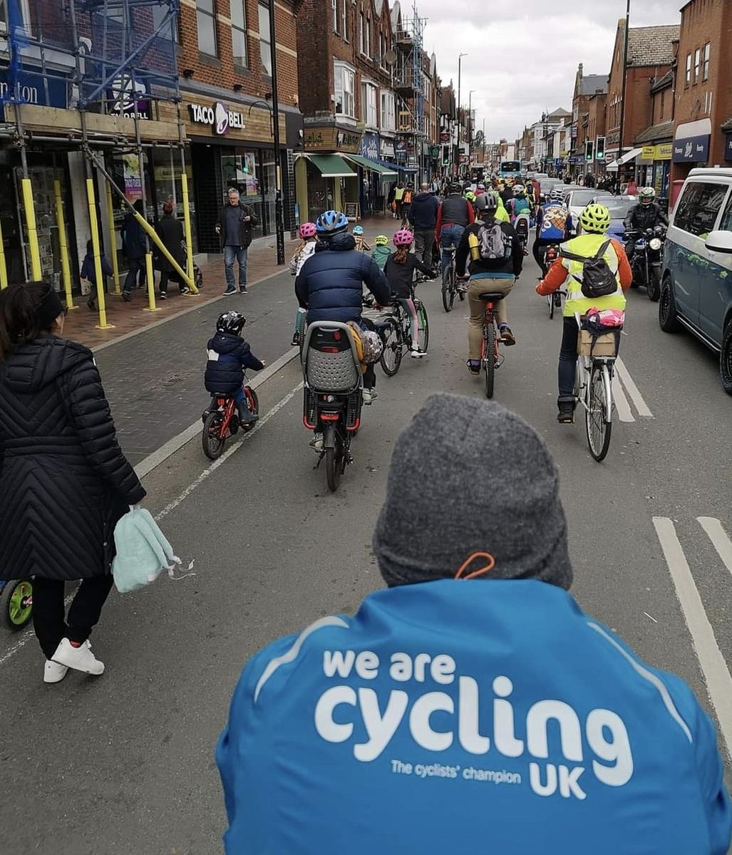 Once bitten..<a href="/WeAreCyclingUK/">Cycling UK</a> . Supporting Kidical Mass ride  in Kent . Marvellous.