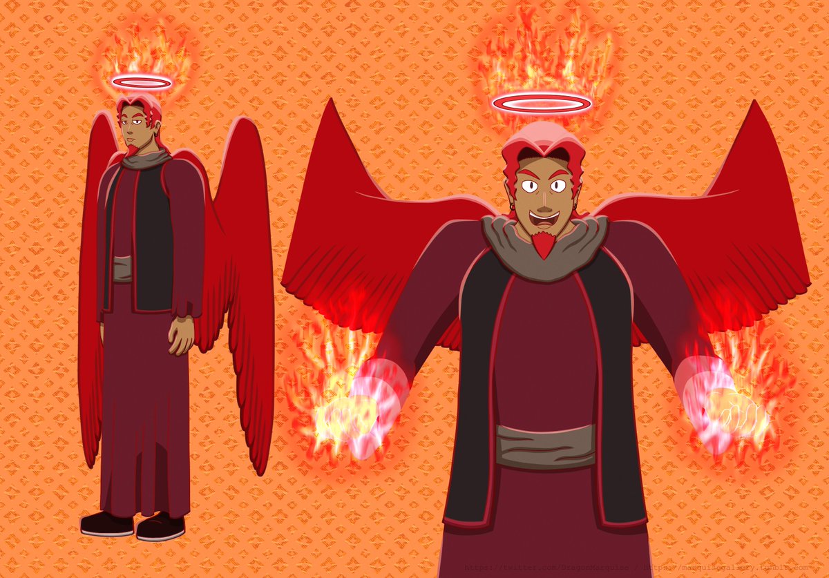 Going back to #MegaManBattleNetwork for a bit. Mr. Match as a fire angel! Why? For the hell of it tbh :P