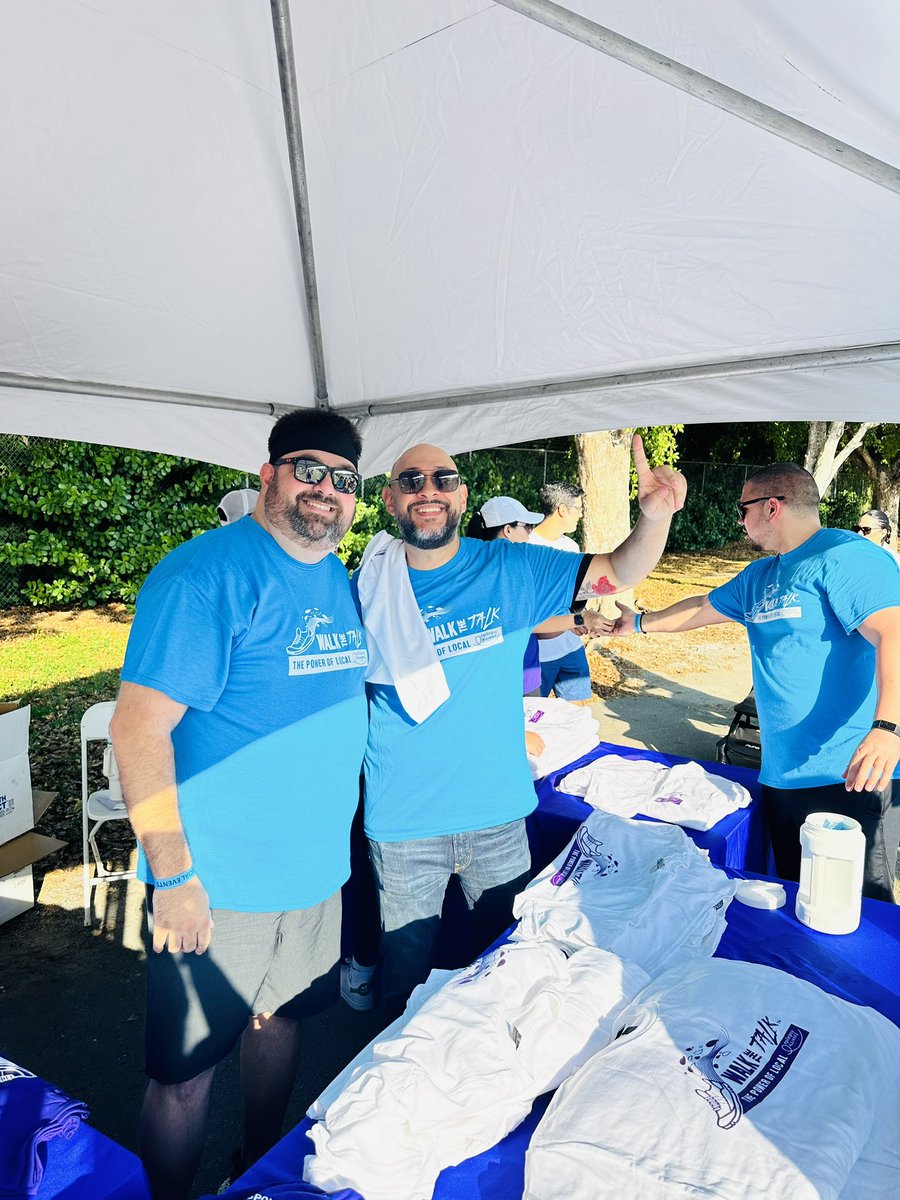 Incredibly thankful to all that supported us & volunteered for the Walk the Talk @EpilepsyAFLA event! South Florida @MetroByTMobile & @TMobile teams volunteered for a wonderful event for Epilepsy Awareness supporting those who live with this disease. #Epilepsy #Volunteering