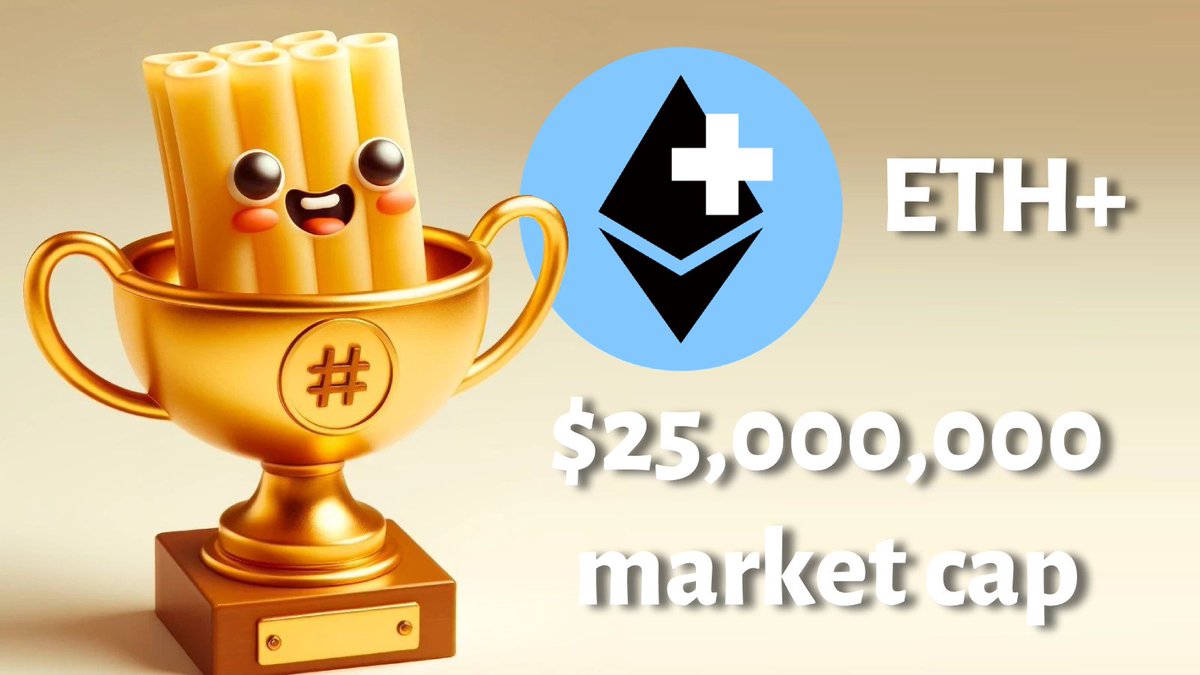 Congratulations ETH+ on being the first RToken to pass $25M market cap! Explore >>> app.reserve.org $RSR @reserveprotocol