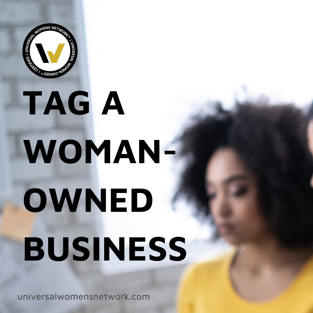 ?Wondering how you can #SupportHER? 

?Tag female-owned businesses in the comments below! 

This is one way that we can help to spread the word to champion our female founders. Everyone plays a role.

Get certified! Get Visible! ► bit.ly/3xwEfgm

#womenowned