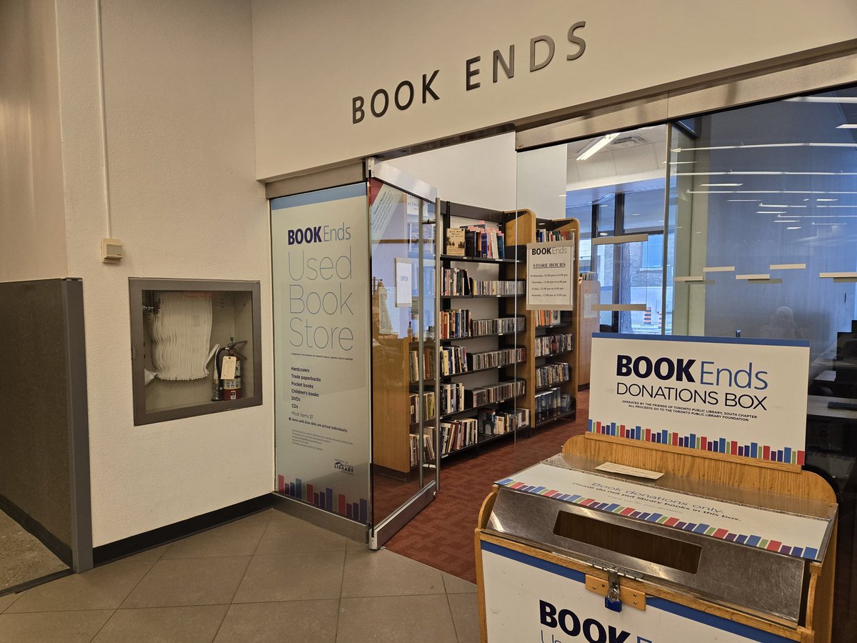 The main library's (Yonge-Bloor) used bookstore is forever an underrated gem. Most stuff $1 and less. Cash only. Entrace behind the computer stations on the main floor.