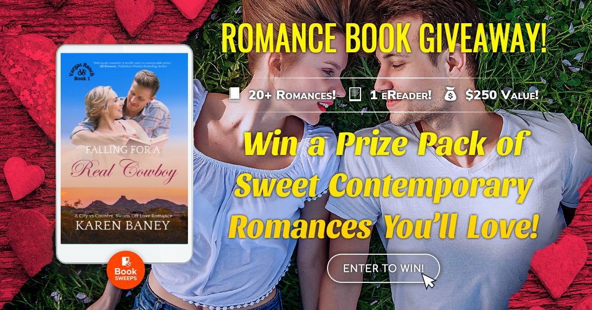 Enter for a chance to win Falling for a Real Cowboy and 20+ first in series sweet romance and an eReader!

booksweeps.com/giveaway/sweet…

#cowboyromance #christianromance #inspyromance #christianwestern #smalltownromance #giveaway #bookgiveaway #ereadergiveaway #contemporaryromance