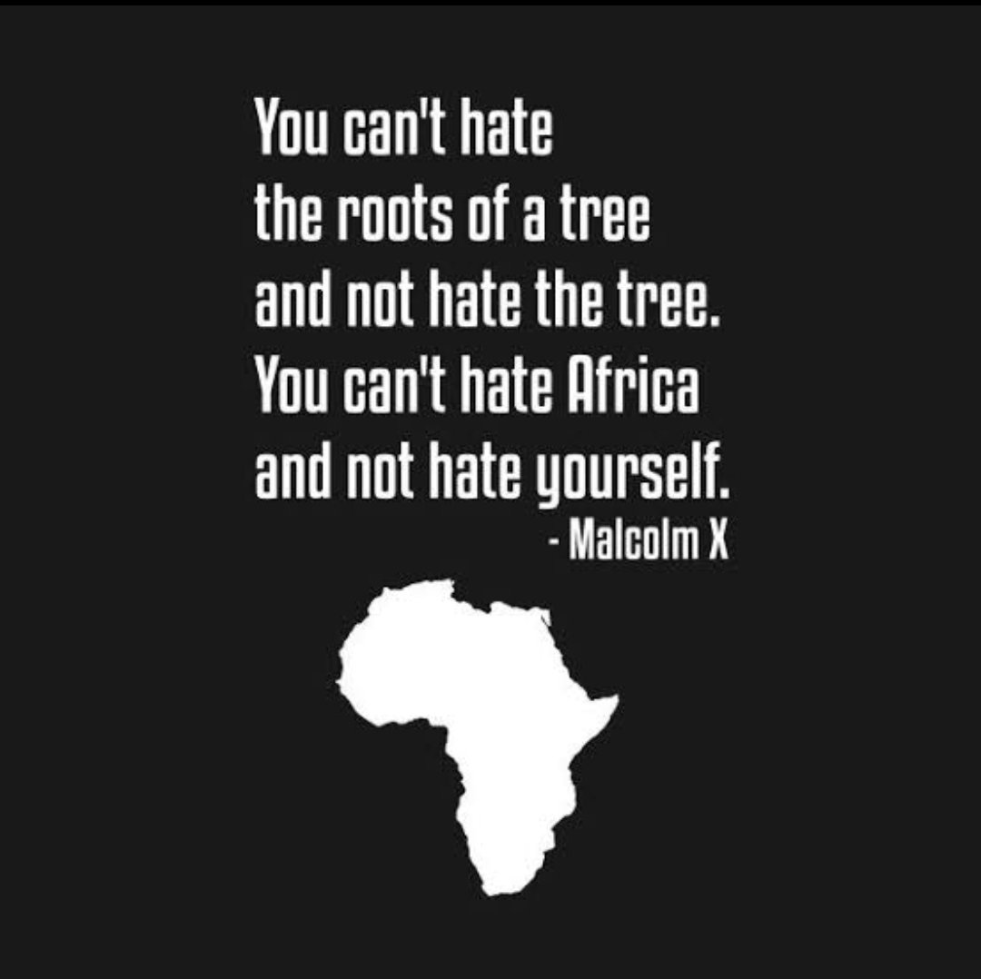 You cant love yourself and not love Africa.