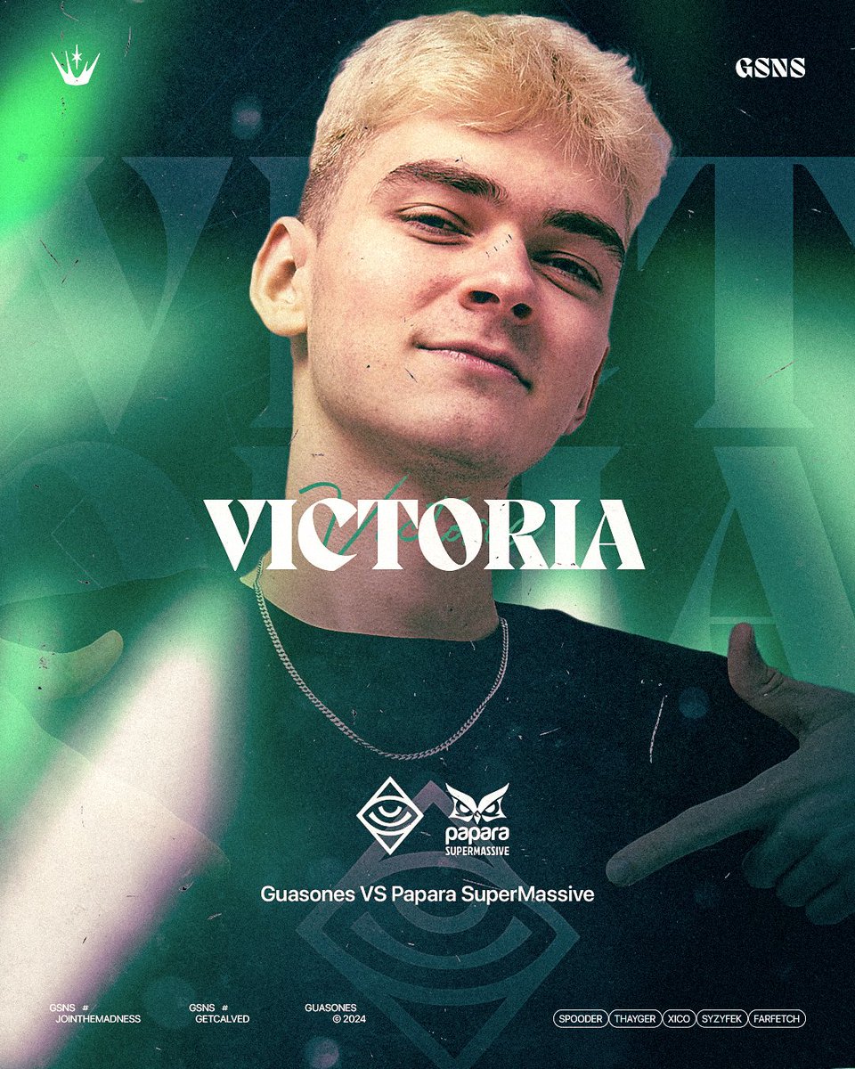 Cerramos el split de primavera con una victoria.

GG! @supmassgg 💚

#getcalved | #EMEAMasters