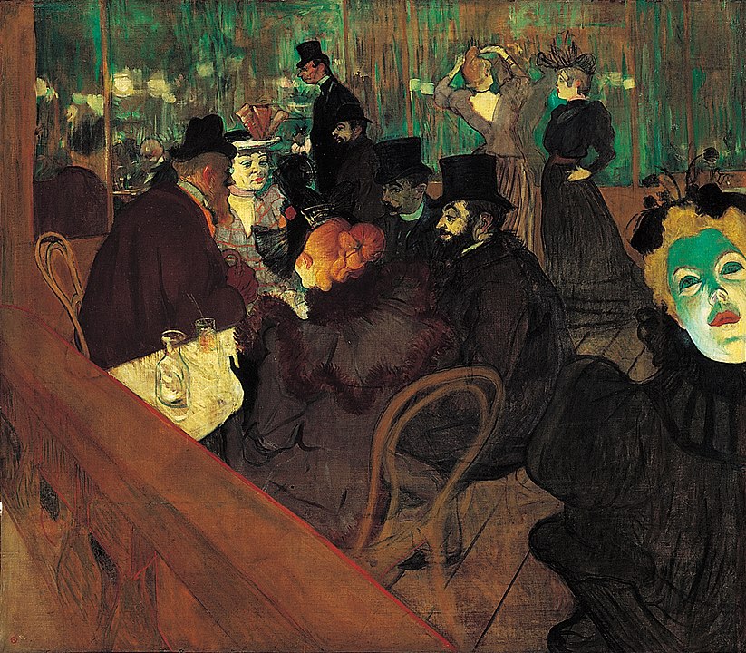 The Moulin Rouge by Toulouse-Lautrec