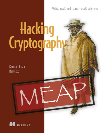 📣Deal of the Day📣 Apr 20 45% off TODAY ONLY! Hacking Cryptography & selected titles: mng.bz/WrEx Learn how the good guys implement #cryptography and how the bad guys exploit it.
