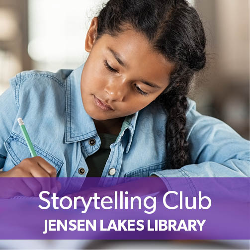 Celebrate National Poetry Month with our last Storytelling Club of the year! We'll be writing serious and silly poems and playing poetry mad libs. Storytelling Club Meets Thursday, April 25. Sign up online at: ow.ly/YYO450RbKbX