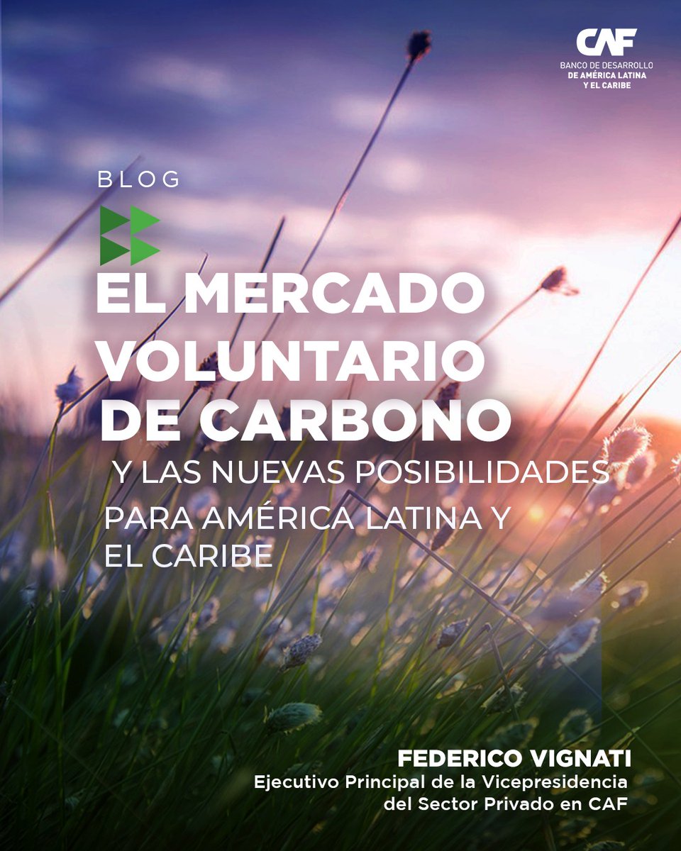 AgendaCAF's tweet photo. 📉 El Mercado Voluntario de Carbono 2.0 promete transformar la financiación de proyectos con impactos positivos en el clima. Descubre cómo los nuevos estándares y consensos están moldeando el futuro del mercado y qué significa esto para nuestra región 🔗 https://t.co/6LThHLeVoD https://t.co/UOOSjGXdAl