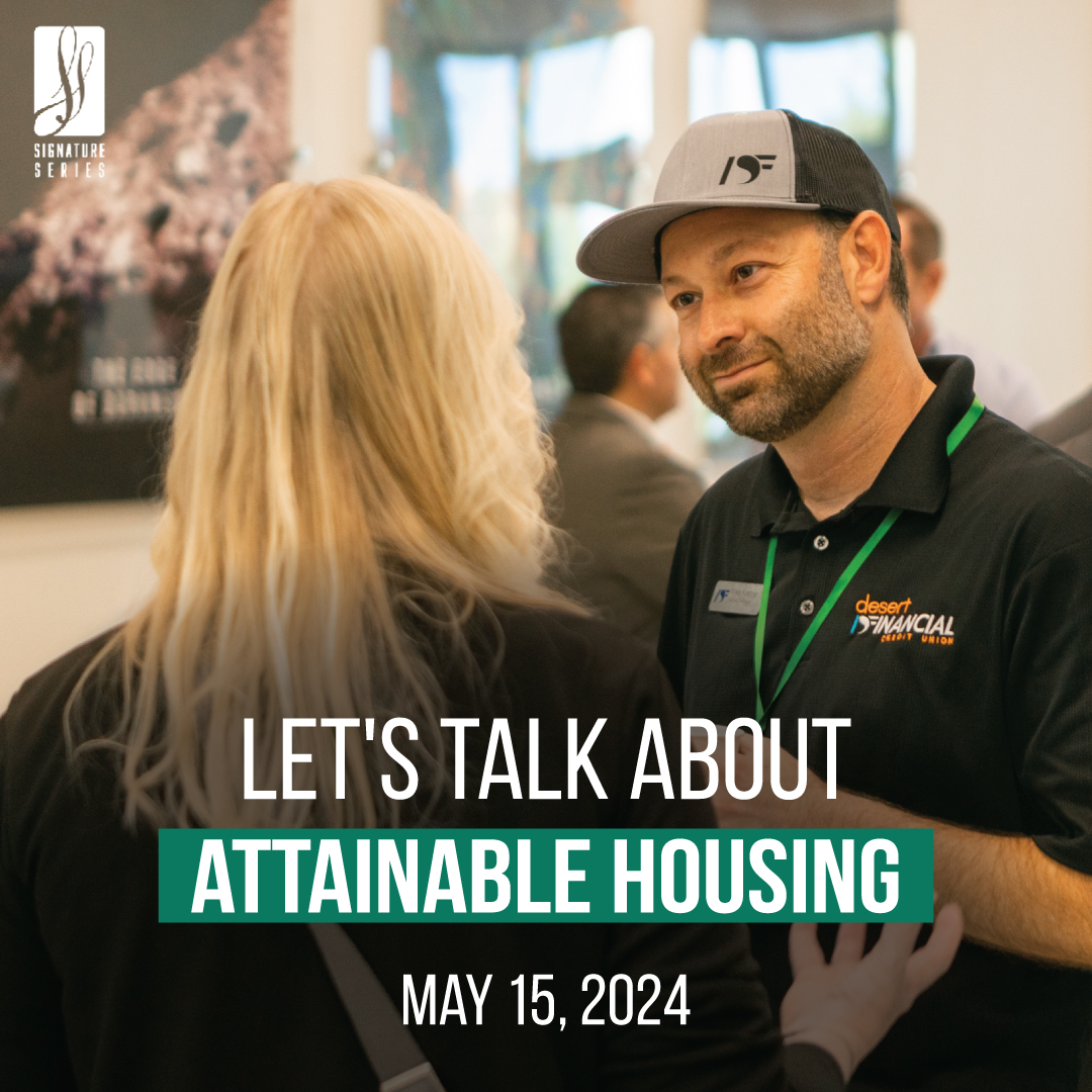 🏡 Mark your calendars for May 15, 2024, at 3PM for the Signature Series event !  

We're tackling one of the nation's pressing issues head-on: attainable housing. 🌟 

REGISTER TODAY: communitysignatureseries.com 

#SignatureSeries #AttainableHousing #prescottevent #prescottaz