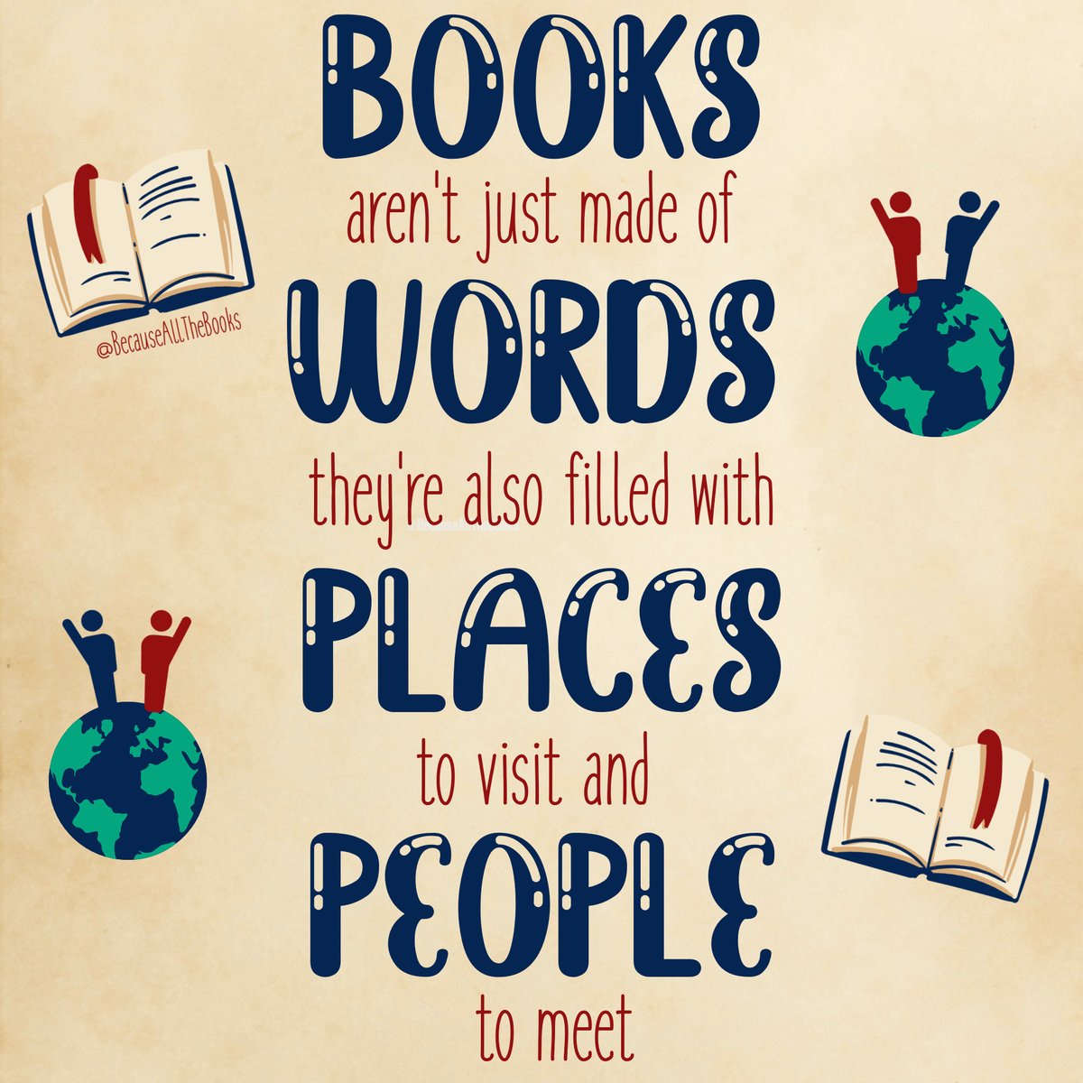 Imagine if you had a log of all the characters you've met and places you've visited in books!

#BecauseAllTheBooks #BookTravel #BookEscape #BookAdventure #ReadingAdventure