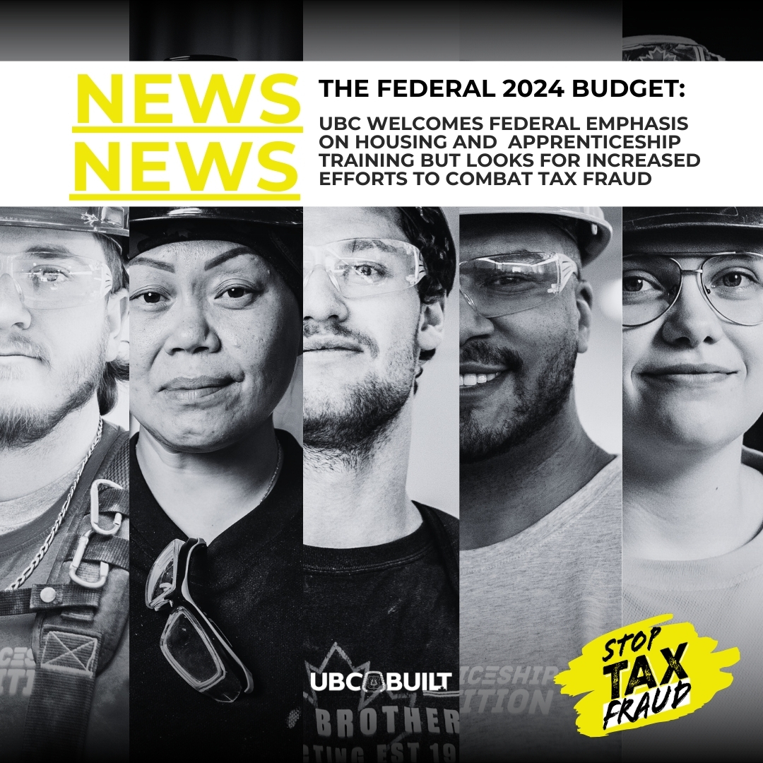 Big news from the Federal Budget 2024! The United Brotherhood of Carpenters applauds the focus on housing and ongoing backing for apprenticeship training. However, we're pushing for stronger measures to tackle tax fraud in construction.