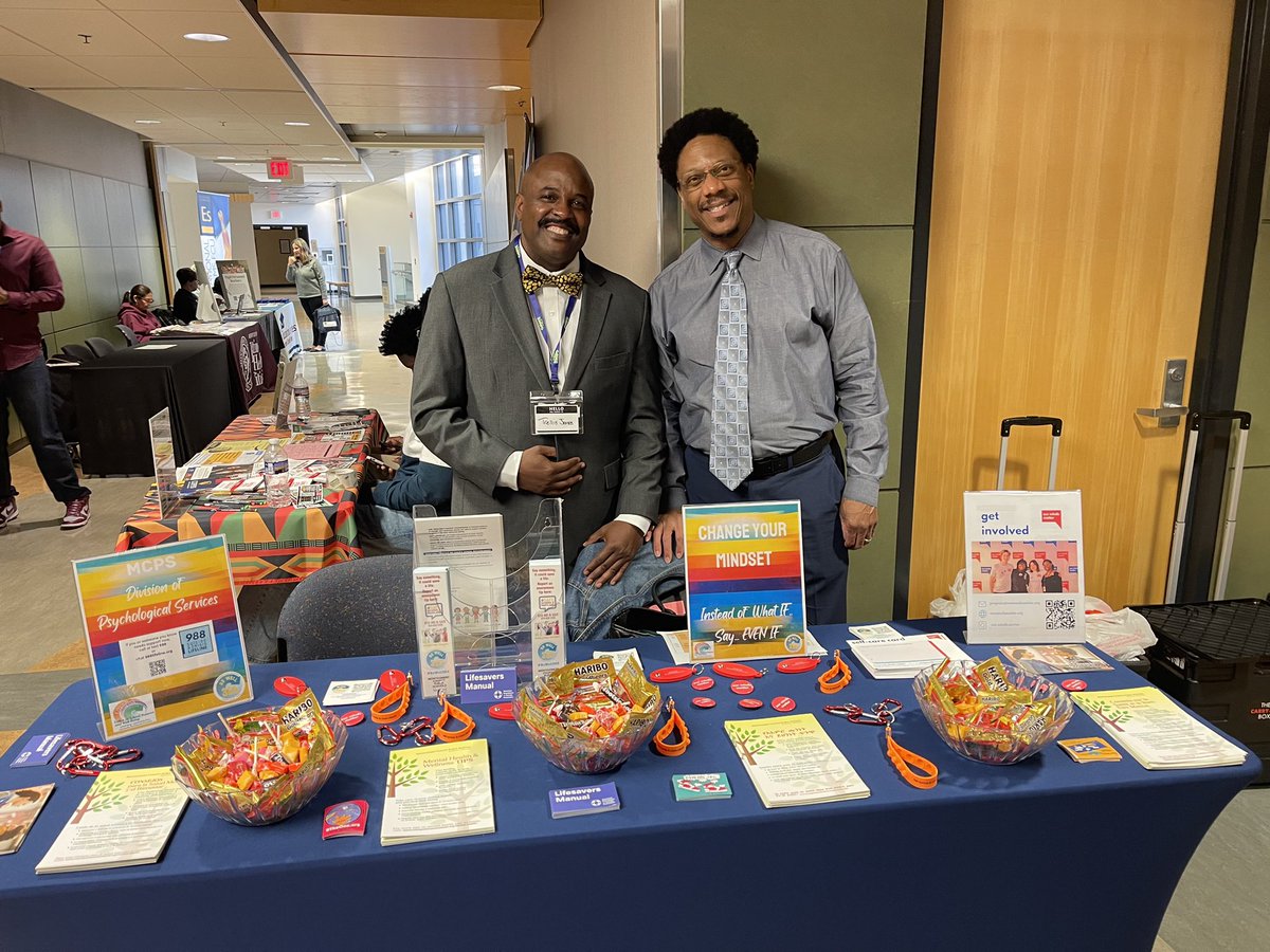 @MCPS Game Changers conference was today. Psych services was there providing support and info to students about mental health services in our schools. @mlpalmer @SEBHA_PM @mcpsslu @MCPSCounseling @mcps_sfss @MCSPA_MCPS