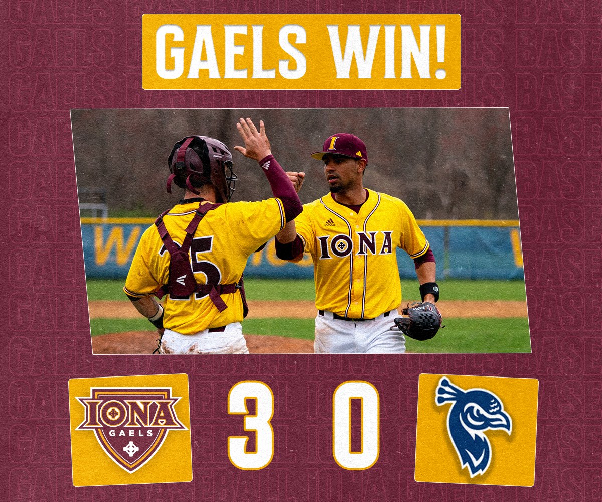#GAELSWIN!!!

The Gaels make it FIVE wins in a row with a 3-0 shutout over Saint Peter’s! Andrelys Payamps struck out a season-high 9 batters in 8 innings of work! Eric Gialloreto shut the door in the ninth for his first save!

#GaelNation