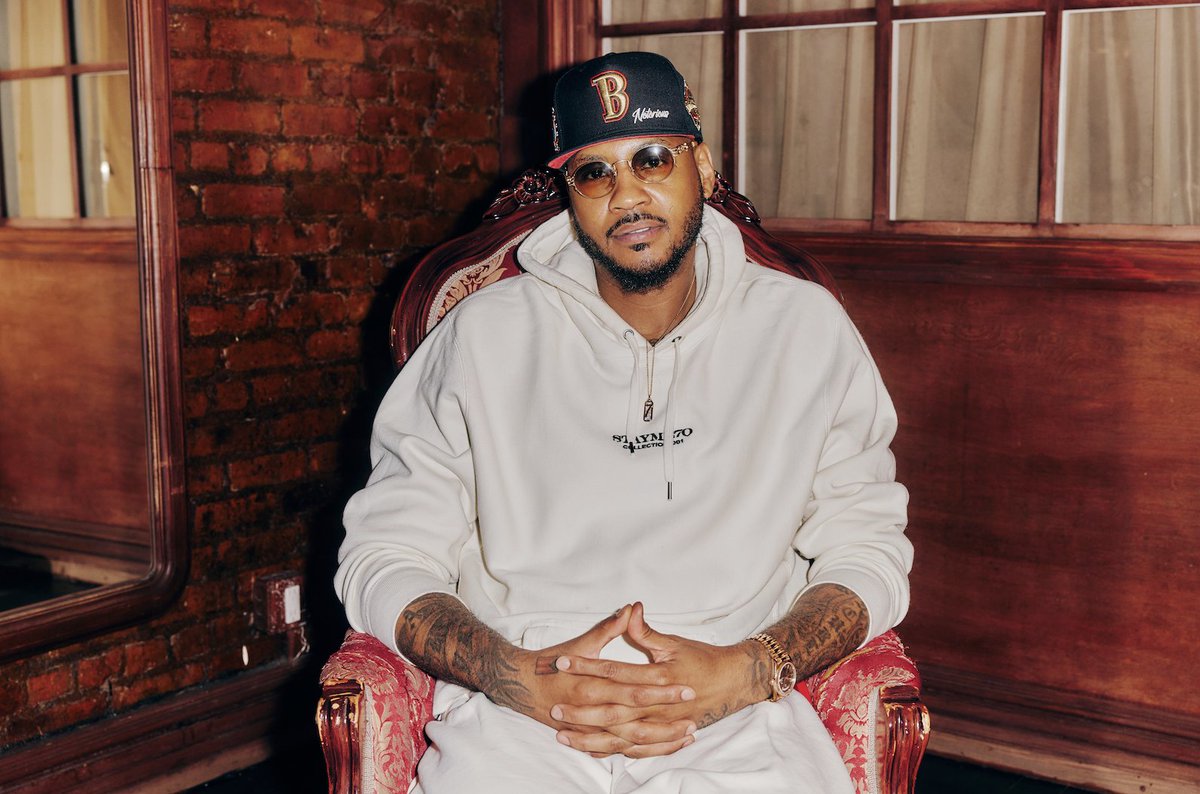 Legendary baller/businessman/philanthropist @carmeloanthony goes #LiveOnTIDAL with his “STAYME7O’s Sip & Smoke” session ft. songs by @solangeknowles, @damianmarley, + @madlib. And yes, he goes live at 4:20PM ET today. Puff, pass, + press play: tidal.link/3zrejoz