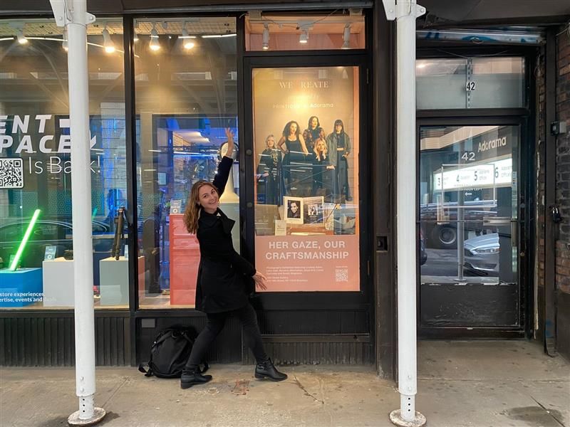 Have you seen @Adorama 's new window display? 👀 Opening May 9th 6:30-8:30pm #WeCreate Group Photography Exhibition! @limorgarfinkle @larajade_ @lindsayadler @monaris @AnyaAnti @SusanMagnanoNFT @misshattan @VisualsbyK @mar_sowa1 + more!