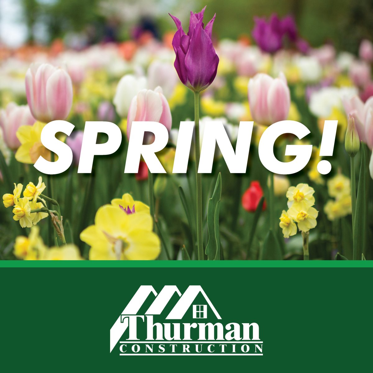 #Spring is in the air at Thurman Construction and we are gearing up for warm weather. Call 605.334.3217 to talk to a #HomeConstruction expert today!