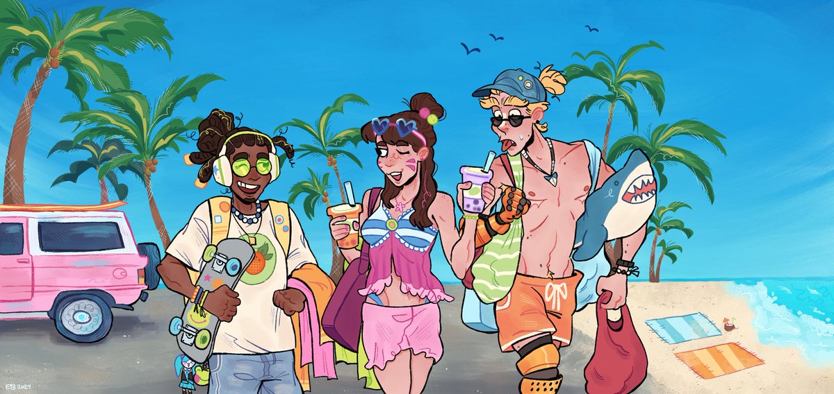 Who’s ready for summer? ☀️
#lucio #dva #junkrat #Overwatch2
