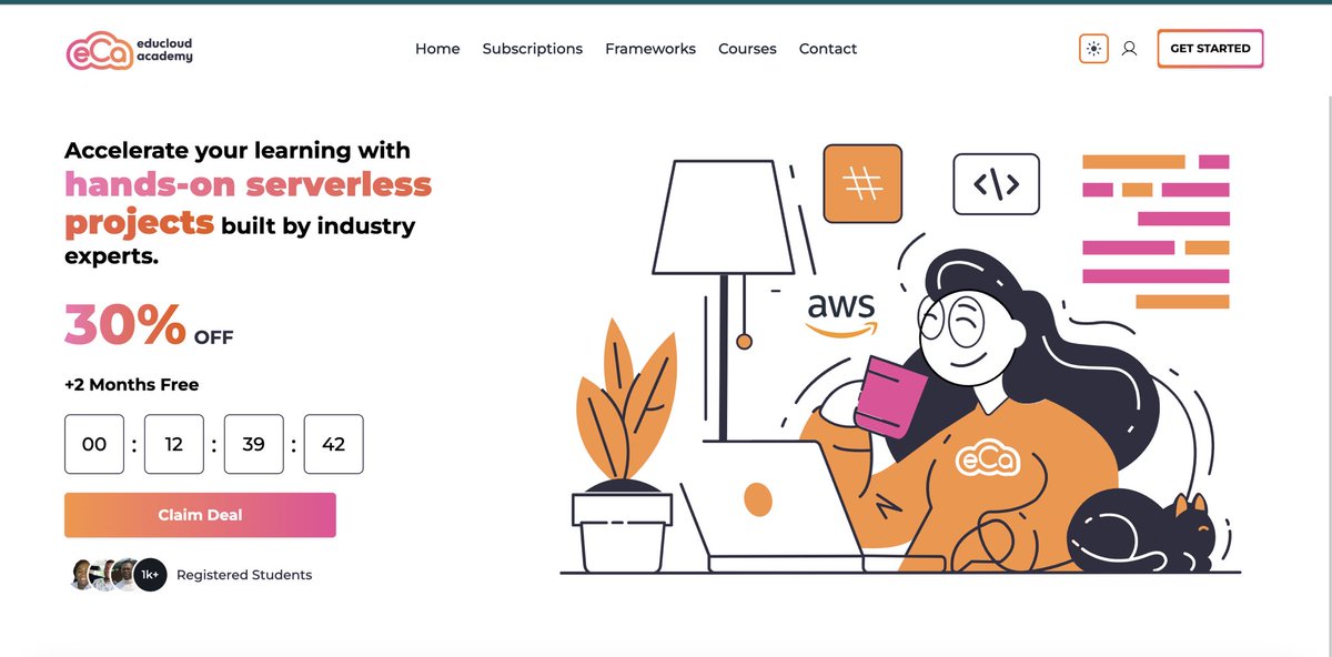 educloudHQ's tweet photo. Get a 30% discount on a yearly subscription today
https://t.co/hxP4cYp0bu
#serverless #aws #educloud https://t.co/3x0yXJaI9z