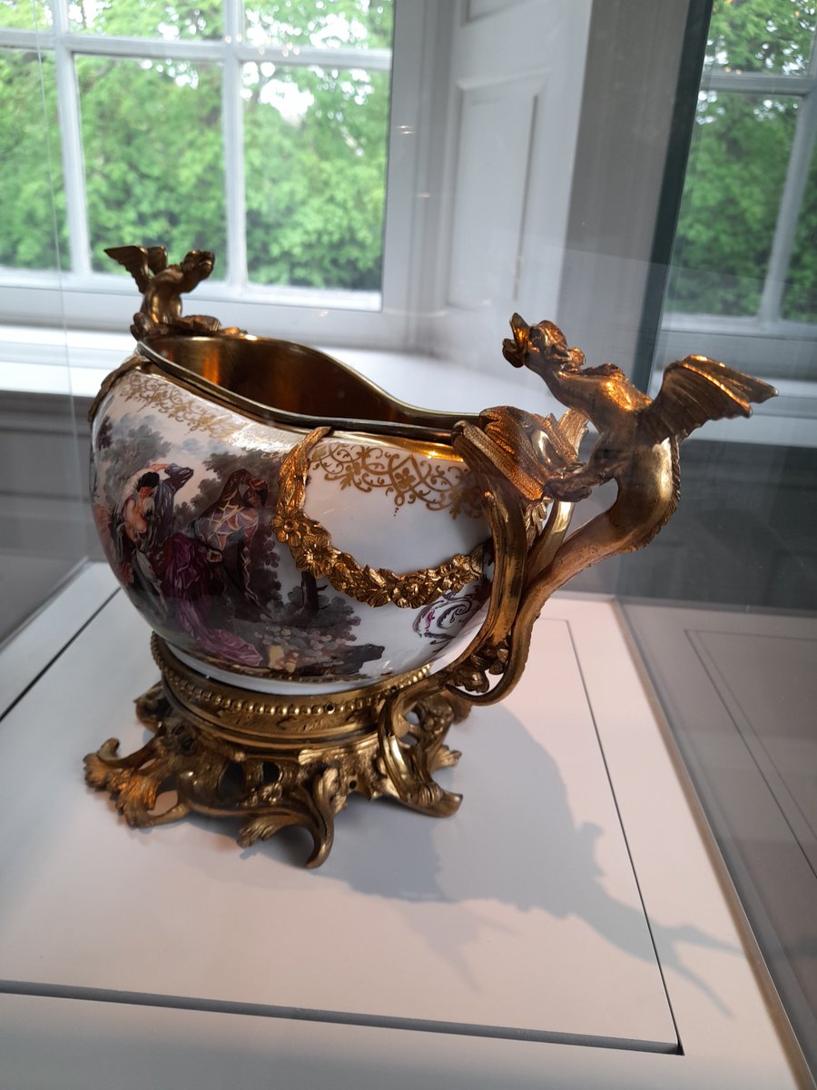Love this Meissen Porcelain Bourdaloue @Holburne. Out of delicacy I shall not reveal what it is for, but suggest you consult the Great Oracle of Google.