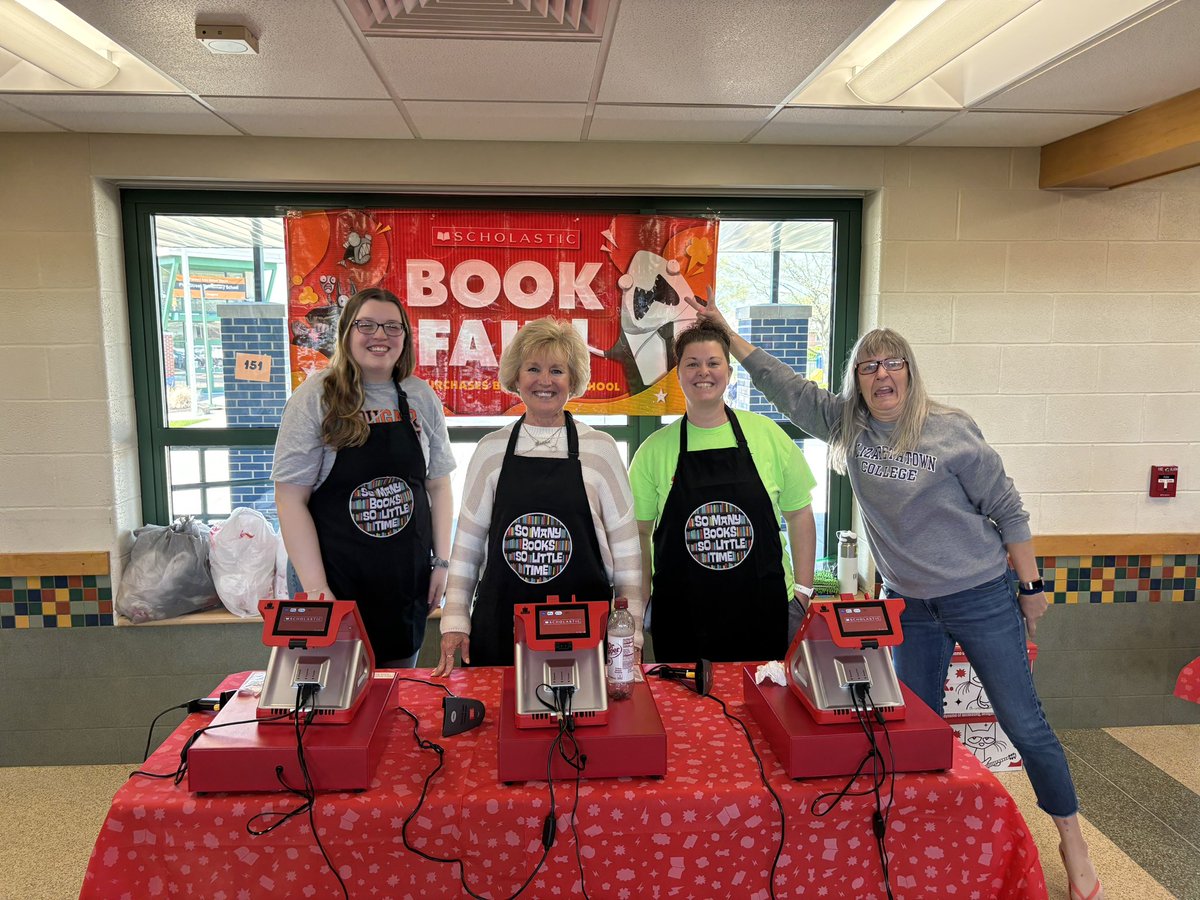 It was a beautiful day for a book fair! Thank you so much to everyone who volunteered and everyone who came out to support the elementary libraries! <a href="/pinestreetelem/">Pine St Elementary</a> <a href="/ForgeElem/">Forge Rd Elementary</a> <a href="/LingleAveElem/">Lingle Avenue Elementary School</a> <a href="/NorthsideROARs/">Northside Elementary</a>
