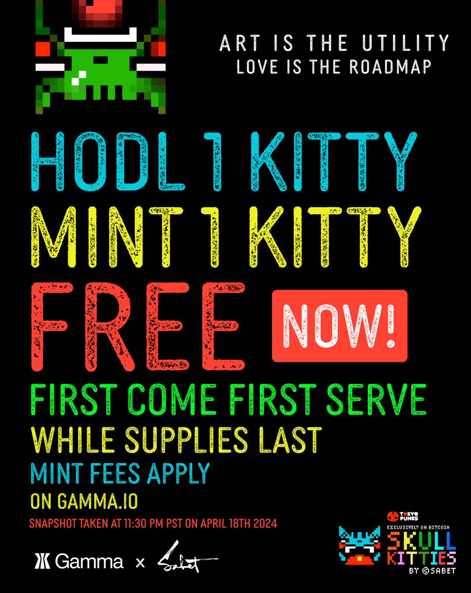 sabet's tweet image. 🚨Time is running out. FREE MINT Ends at 5PM PST tonight. Link in pinned tweet!