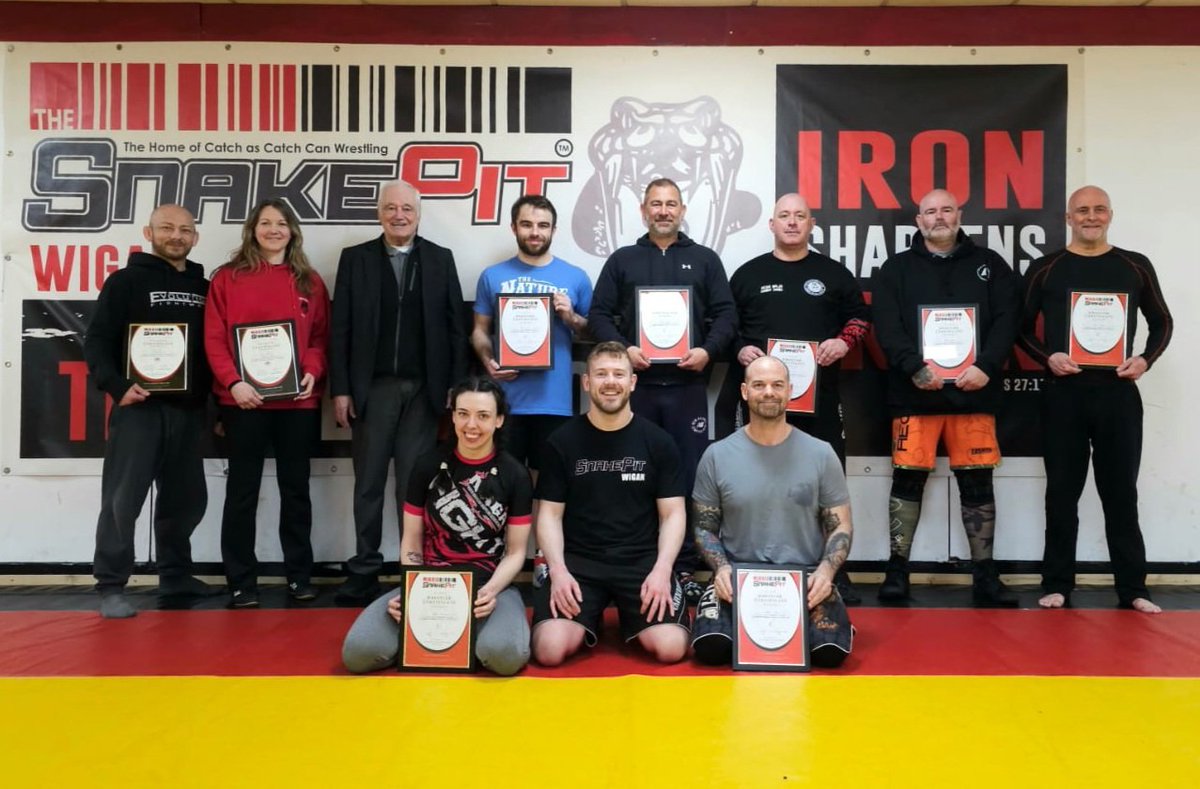 Another Level 1 Accreditation complete 💪
Congratulations to everyone who took part this week 🤼‍♂️

We have two more Level 1 courses this year:

July 15th
&amp;
November 4th

You can book your place at SnakePitWigan.com 

#SnakePit #SnakePitWigan #CatchWrestling #CatchAsCatchCan