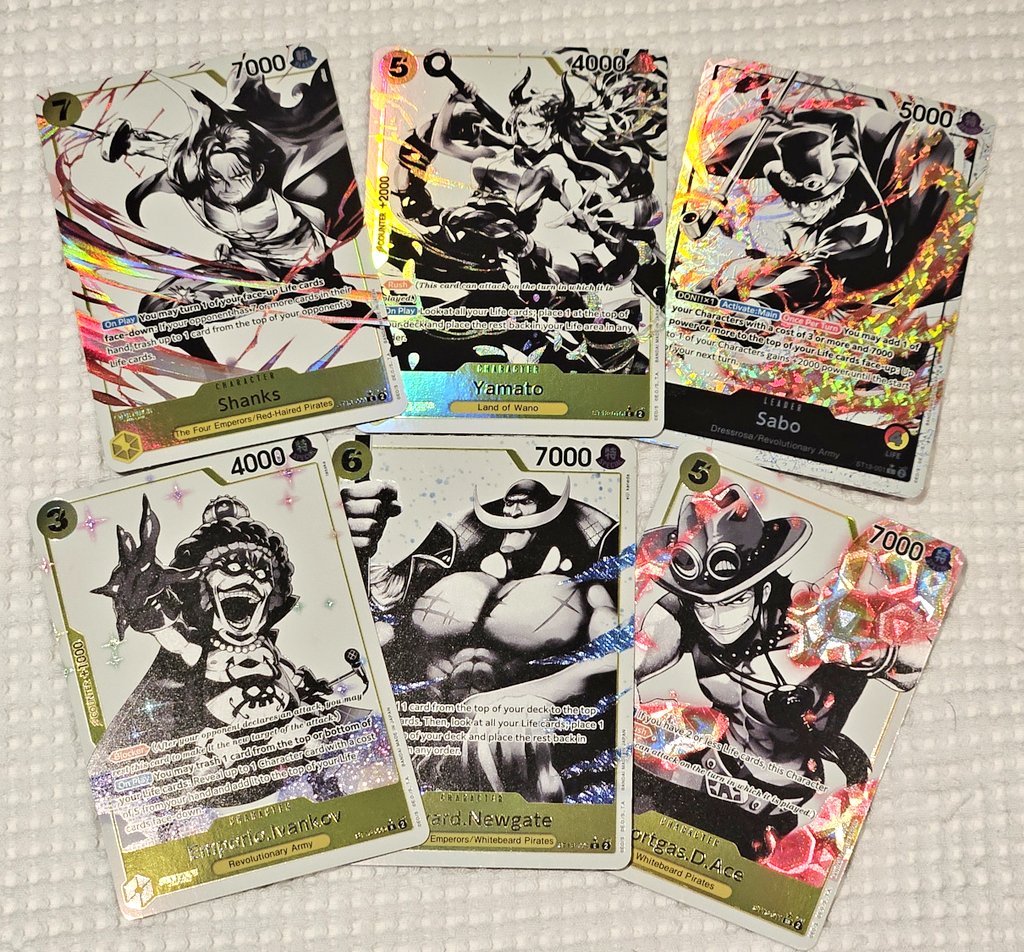 TCGTaj's tweet photo. Got a nice delivery from my friends at @eclipsecards today 😊🏴☠️❤️
#ONEPIECE #OPCG #OPTCG #OnePieceCardGame #ST13 #Luffy #Sabo #ThreeBrothers https://t.co/wQDaCFU2Hk
