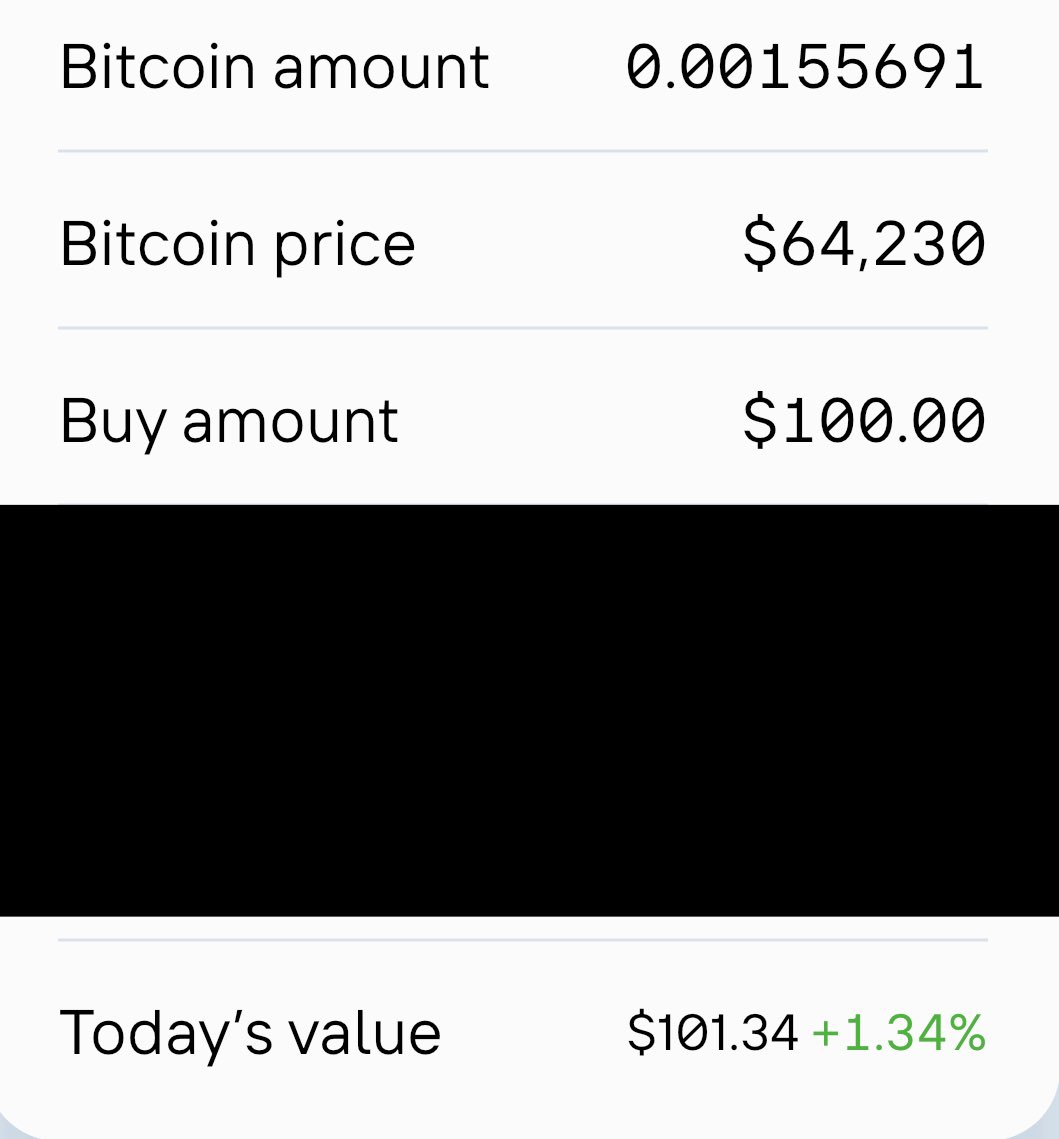 Zeno_21m's tweet photo. @ColumbusBitcoin #stackathon
Itโs my normal recurring purchase day but Iโm still doing my part. https://t.co/NAvrLozVg6