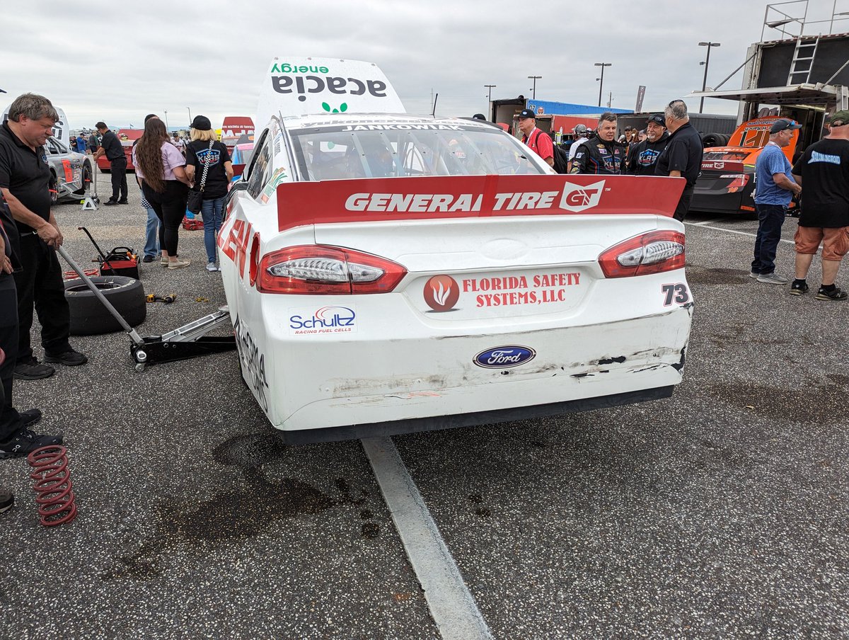 All in a day at @TALLADEGA Superspeedway. We played our cards right and put ourselves in a good spot to have a chance at the end. With four laps to go the electric fuel pump broke just as we were getting ready to shake things up with our Acacia Energy 73. Its a tough spot to be…