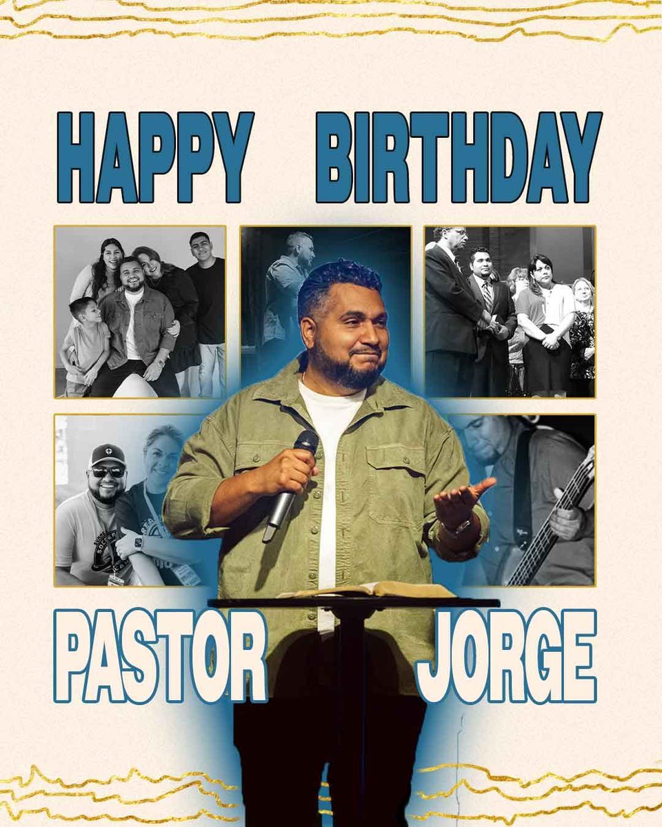 Happy Birthday to our amazing pastor @psjorgeromero 🥳

We are so grateful for your faithful and committed leadership!

We hope you feel honored and celebrated today 🎉 

Show Pastor Jorge some love in the comments 👇
__
#mygathering