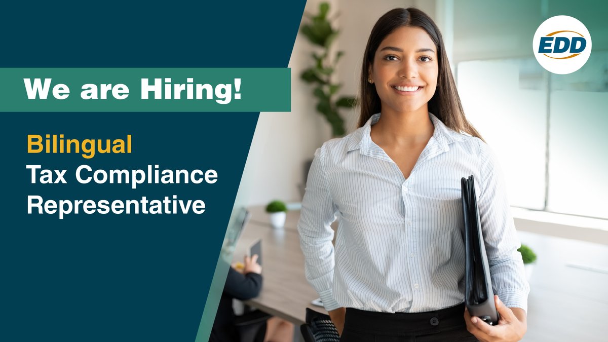 Our San Diego office is hiring a bilingual Spanish Tax Compliance Representative! You will perform a mixture of routine, complex, and sensitive compliance assignments! 

💼 Link to apply by April 23: Calcareers.ca.gov/CalHrPublic/Jo…

#CAJobs #Employment #Hiring #Collections #SanDiego