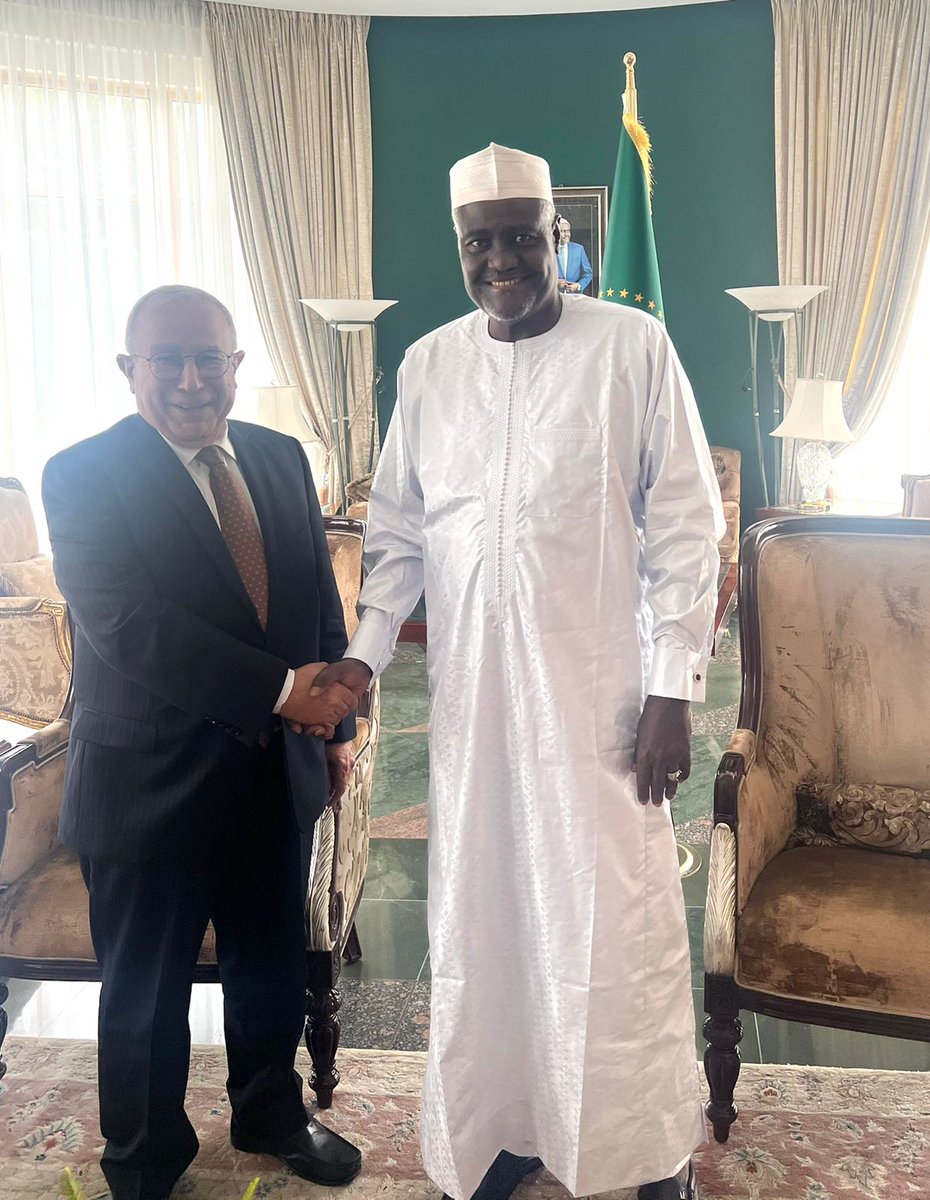 I had a rich exchange of views in Addis Ababa w/ @AUC_MoussaFaki on peacemaking in Sudan. We stressed the need for unity of purpose within enhanced mediation coordination involving key international actors & highlighted the promising role of recently appointed AU High Level Panel