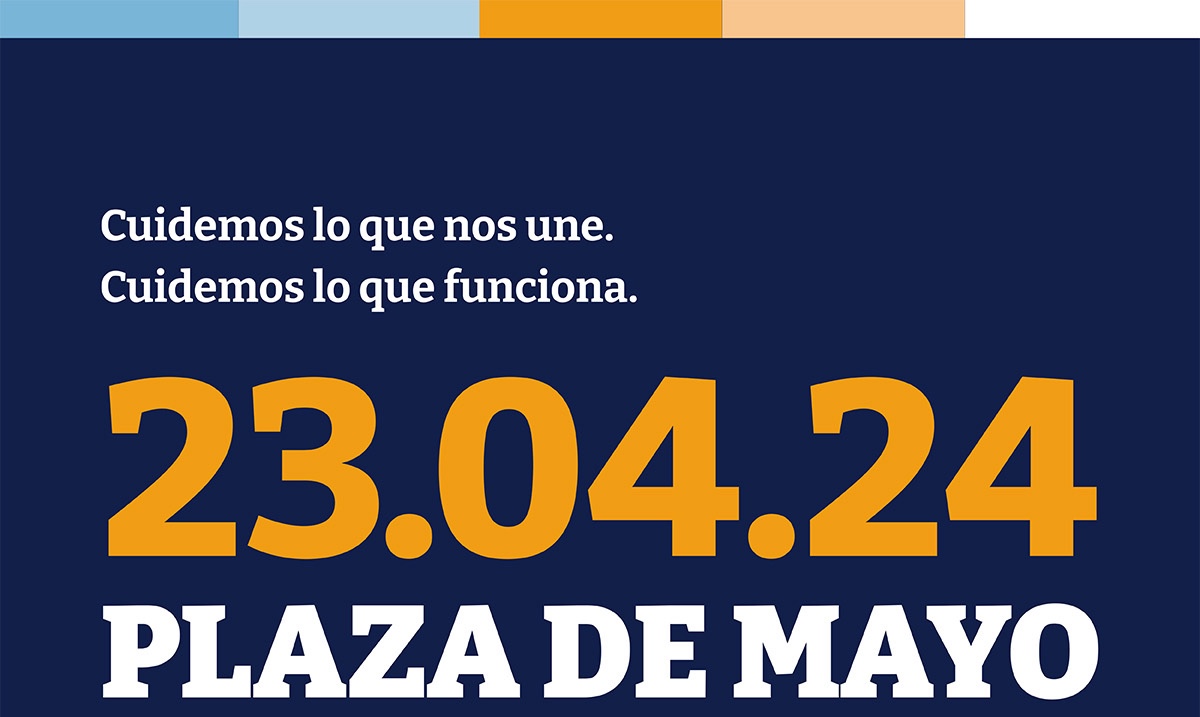 El martes 23 de abril #YoVoy a la Marcha Nacional Interuniversitaria en defensa de la Educación pública, gratuita, libre y de excelencia. Marchemos para hacer de la Argentina un país más humano y más justo.